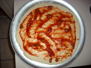 Saucy pizza!