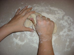 Kneading is fun!